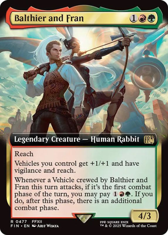 Balthier and Fran (#477) (Extended Art) (Foil)